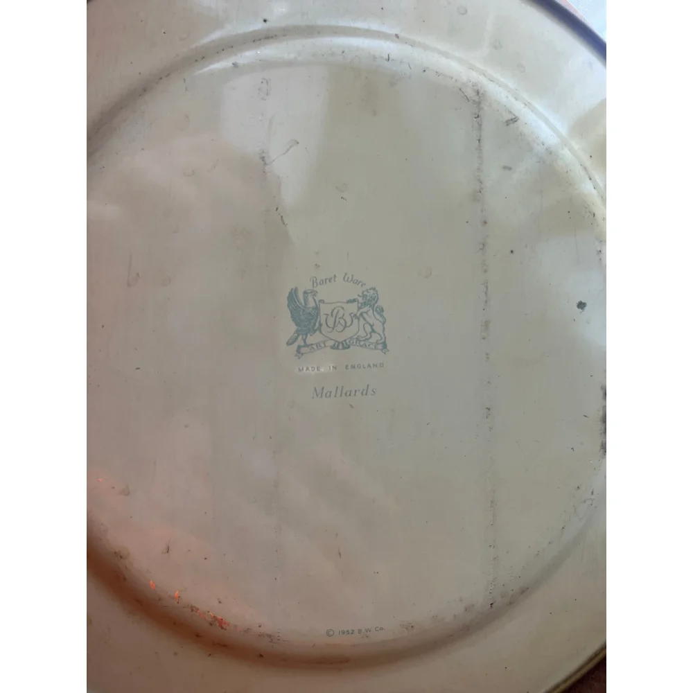 Baret Ware Mallards Gold Teal Serveware Tray One Size - Picture 2 of 4